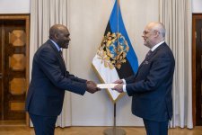 Rwanda's Envoy Presents Credentials to Estonian President