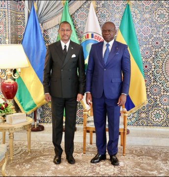 Rwanda's Ambassador Presents Credentials to Gabonese President
