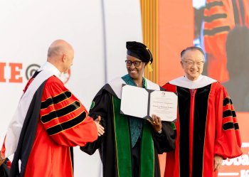 First Lady Jeannette Kagame Awarded Honorary Doctorate