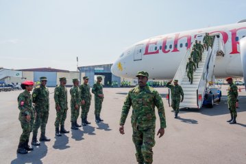 Rwandan Soldiers Return Home After Infrastructure Mission in Jamaica